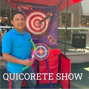 puesto feria tiro con arco